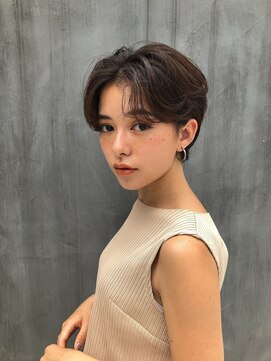 ベル 表参道店(Belle) センター分けハンサムショート＊