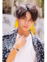 レニーバイエース(LANY by ACE)&nbsp;【LANY 横浜】センター分けマッシュ×ハイライトブラウン