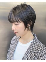 ヘアーメイクオズ(hair make O/S) 【KON】ナチュラルハイライト_ショートウルフヘア