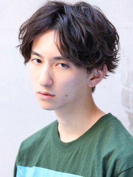 ネイビー(NAVY) センターパートスパイラル☆