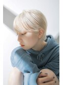 抜け感ヘア マッシュ女子 ホワイティアッシュ【LINONA】