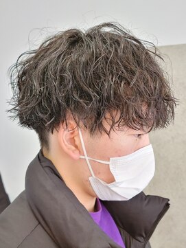 フィフス 原宿(fifth) ツイストスパイラルパーマツーブロックマッシュ無造作束感