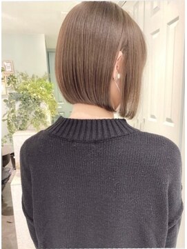 レーヴバイロンド 仙台(Reve by Lond) 髪質改善縮毛矯正丸みショートボブ髪質改善顏周りカット仙台
