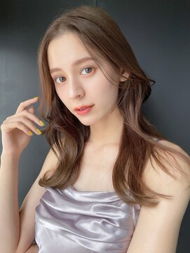 アイティーバイアルバム 藤沢店(IT by ALBUM) くびれヘア_ショコラアッシュヘルシースタイル_9306