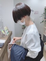 モリオフロムロンドン 松戸店(Morio from London) 【松戸 岩口】耳かけ黒髪つやストレートハンサムショート