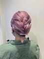 フェリーク ウジヤマダ(feerique UJIYAMADA) 仕事の際はセルフヘアアレンジも楽しんでいます！