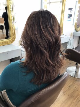 コワファースト 別府 白髪ぼかし　ブラウン