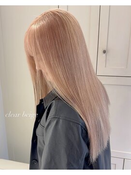 ベレーザ 渋谷(BELEZA) 5765ニュアンスカラー艶髪ハイトーンシルキーベージュオンブレ