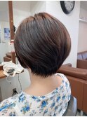 白髪ぼかし30代40代50代60代伊丹大人ショート大人ボブ