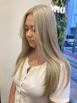 モリオフロムロンドン 大宮店(morio from London) 外国人風カラー×ケアブリーチ　【村田】