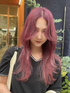 オアシス(oasis) 【oasisオグラ】ウルフロング/ピンクグレージュ