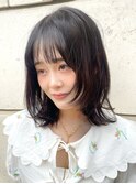 くびれボブ/艶髪/レイヤー/10代/20代/30代/ブリーチなし/