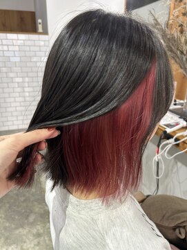 アトリエ ジジ(atelier ZiZi) インナーカラー×ボルドー