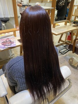 ヘアデザイン ジル(Jill) ラベンダーピンク！
