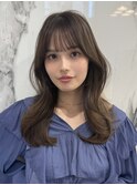 顔周りレイヤーカット/イメチェンヘアスタイル/韓国くびれヘア