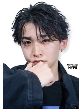 ハイプ 三宮(HYPE)の写真/もうピンピンにならない。根本はしっかり癖が伸び毛先は自然な毛流れ。曲がる縮毛矯正の実績多数アリ！