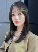 イメチェン ホワイトブロンド 外ハネボブ 美髪 ワイドバング