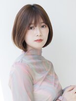 ウル 表参道(HOULe)&nbsp;【宮田茉悠】ボブ 髪質改善  ベージュカラー 酸熱 透明感カラー