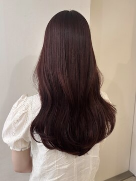 ミレバイジェニー (mirae by geny) ブリーチなし レッド×ピンク r