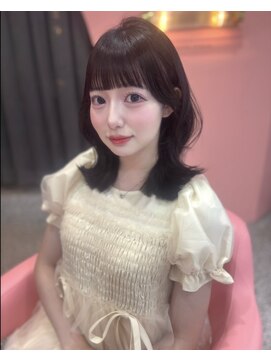 ボタン シブヤ(VOTAN SHIBUYA) ラベンダー/韓国ヘア/渋谷/レイヤー/顔まわり