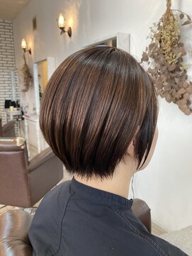 クッキー ヘアーアンドメイク(COOKIE Hair&Make) 【COOKIE】グレージュ×ショート