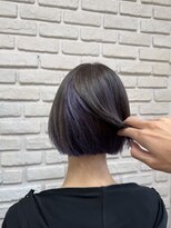 ビランチェ 池袋(bilancia)&nbsp;ココアグレージュ/インナーカラー／パープル