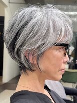 ビューレイギンザ(VIEW LEI GINZA)&nbsp;髪質改善ショートヘア白髪ぼかし