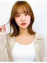 アース 大曽根店(HAIR&MAKE EARTH) 20代30代◎冬の暗めカラー×くびれレイヤーカットで小顔美人