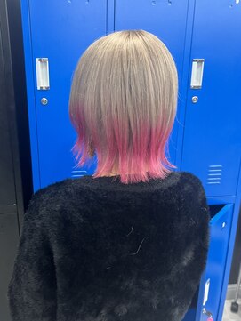 ホワイト 梅田(white) #ホワイトグレージュ×ぴんく