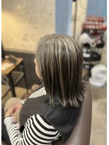 ホーミー(Homie)&nbsp;白髪ぼかしにも◎大人お洒落なコントラストハイライト