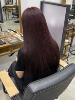 アールティー イオンモール高知(RT)&nbsp;ブリーチなしWカラーでカシスレッドに！