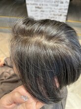 サリー 大森(Sally) 細かいハイライトで白髪ぼかし