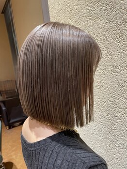 チップタップ 町田店(tip top)の写真/【透明感のあるツヤ髪に♪】色落ちも考えたブリーチで作る透明感カラーでおしゃれヘアに叶えます♪