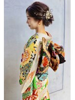 プランツヘアー 振袖着付けヘアセット