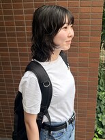 ヒントステーション(HINTSTATION)&nbsp;〈浅草美容室〉ミディアムレイヤー/ナチュラルパーマ