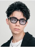 自然な毛流れでラフにキマるセンターパート×フェザーパーマ