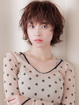 モッズヘア 越谷(mod's hair) ブリーチなし抜け感ウェーブクラゲヘアマレットウルフ20代30代Z