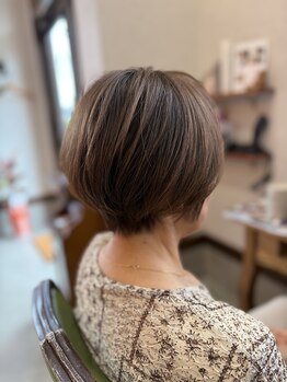 サキヘア(saki hair)の写真/白髪染めでも、おしゃれをもっと自由に♪ヴィラロドラで叶える、上質な艶髪カラー