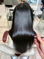 アース 常盤平店(HAIR & MAKE EARTH)&nbsp;朝のスタイリングが楽になる♪自然な艶髪ストレート