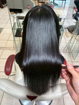 アース 常盤平店(HAIR & MAKE EARTH) 朝のスタイリングが楽になる♪自然な艶髪ストレート