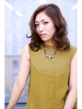 アンジュ ベイサイド小樽(Ange) 大人ウェーブスタイル