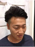 ハードツーブロックとふわっとパーマ！