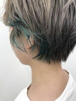 レコ 渋谷(LECO)&nbsp;ペールアッシュ×ターコイズブルー