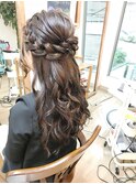 編み込みねじねじアレンジ【ヘアアレンジ　立川/立川南/八王子】