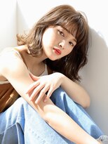 クラン(CLAN)&nbsp;無造作×ミルクティーベージュ