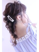 ヘアデザイン ディクト(hair design D.c.t) [D.c.t]平田ヒデカズ 結婚式編み込み三つ編み