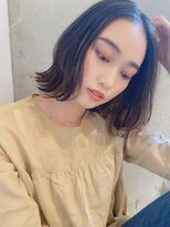 ルービック 梅田茶屋町(Rubik)&nbsp;20代30代外ハネ大人 ナチュラルボブ