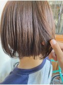 重軽ミニボブ♪チェリーブラウンでツヤツヤに☆