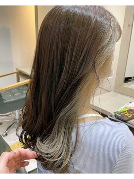 アクト 仙川店(ACT) ミルクティーグレージュ/インナーカラー/ベージュカラー