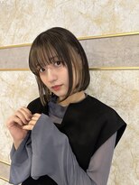 ロンド ストラーダ 心斎橋(Lond strada)&nbsp;シルキーベージュ×グレージュカラー【髪質改善/縮毛矯正】